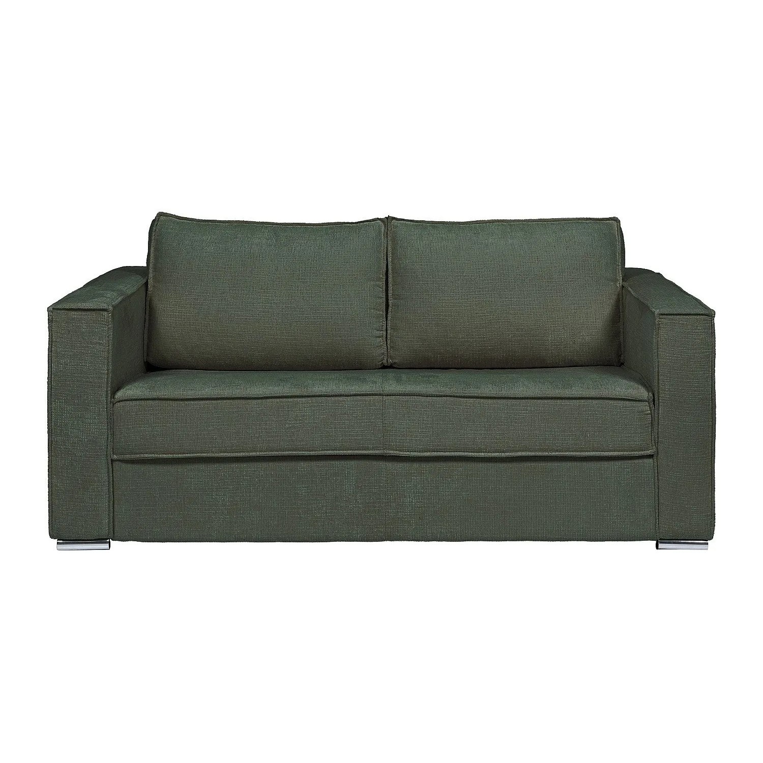 Vente-unique Schlafsofa Loreto Tannengrün 215 cm