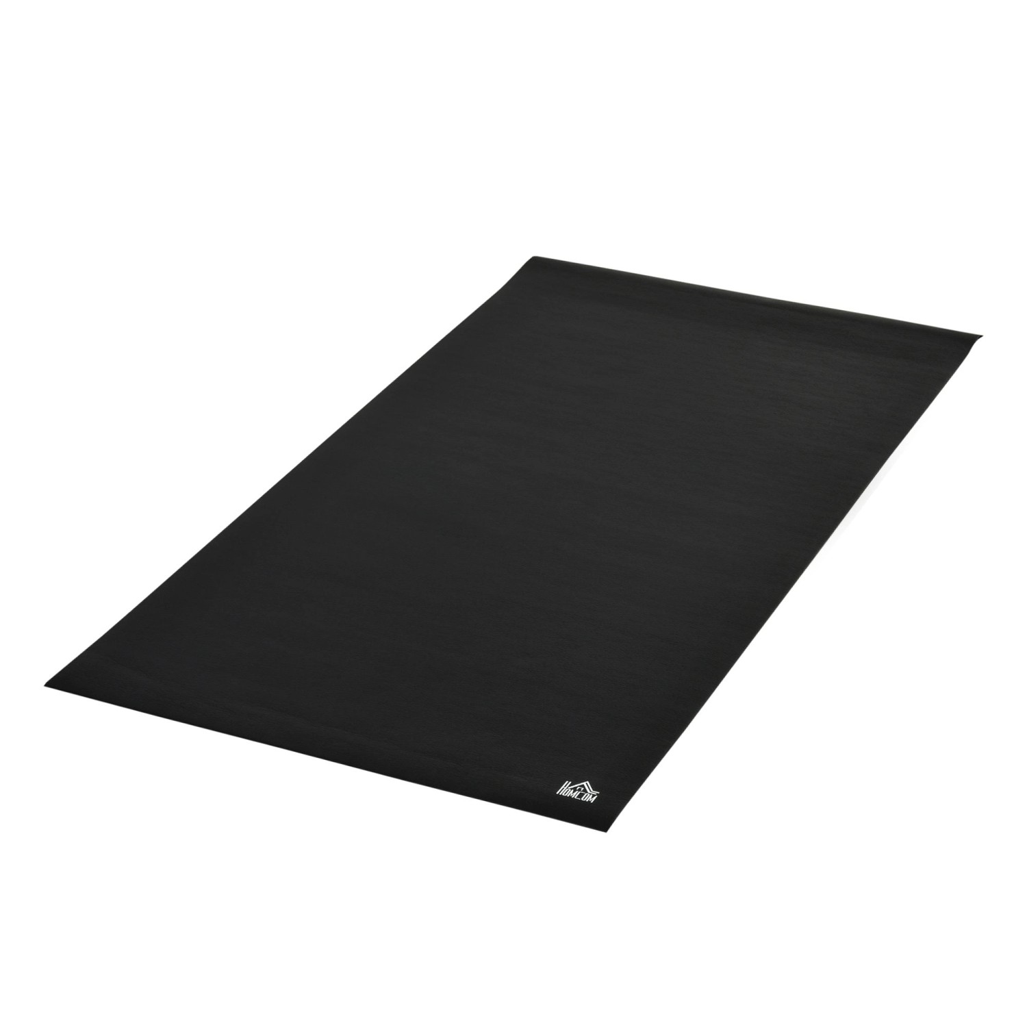 Thumbnail - HOMCOM Fitnessgeräte Bodenschutzmatte PVC Schwarz 180L x 90B x 0,6H cm