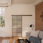 Skyscope Portal Schiebetür-Set Slimwork Typ 8 Glas Satiniert 94 cm x 206 cm_3