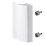 SOTECH Balkontürgriff SEJA II Weiß 85 x 40 x 20 mm BA 48 mm Aluminium Verdeckte Verschraubung