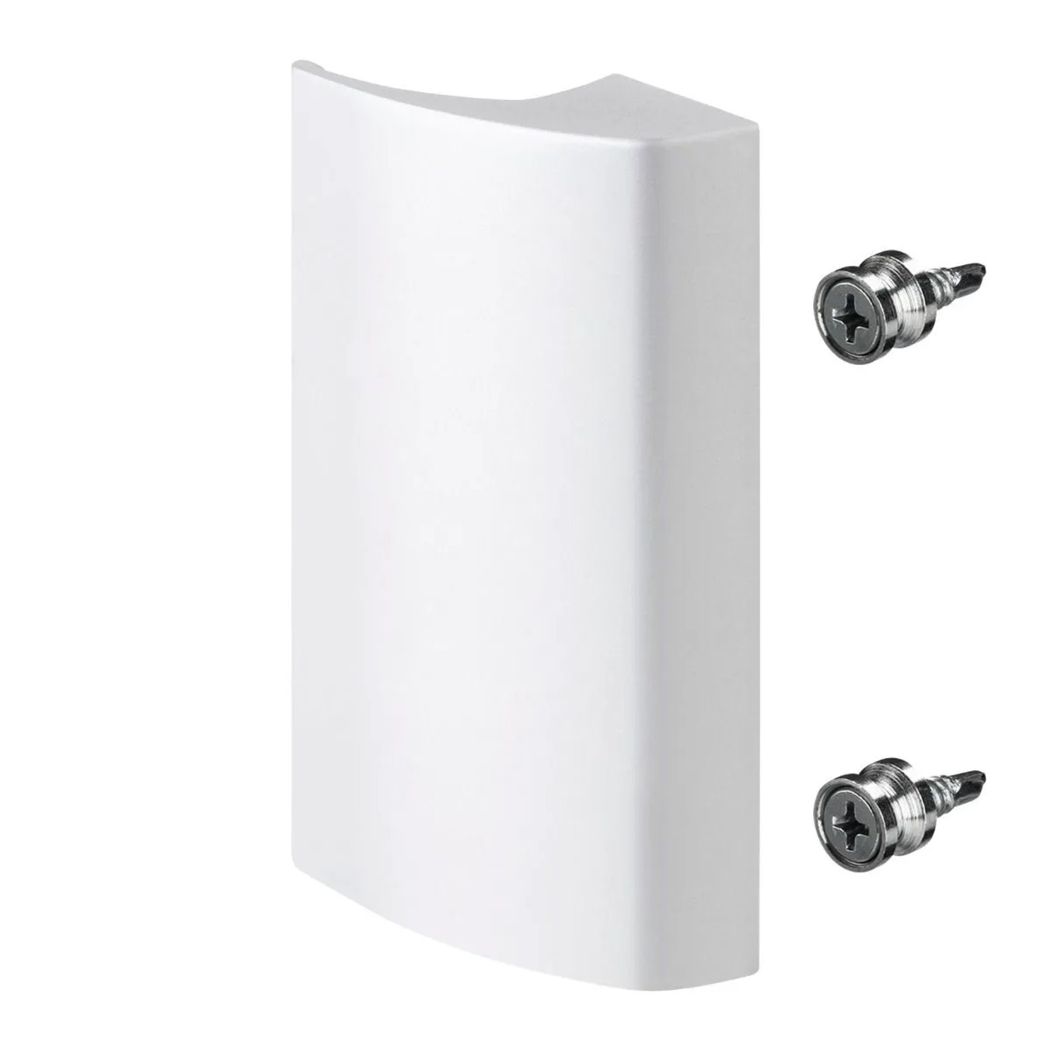 SOTECH Balkontürgriff SEJA II Weiß 85 x 40 x 20 mm BA 48 mm Aluminium Verdeckte Verschraubung