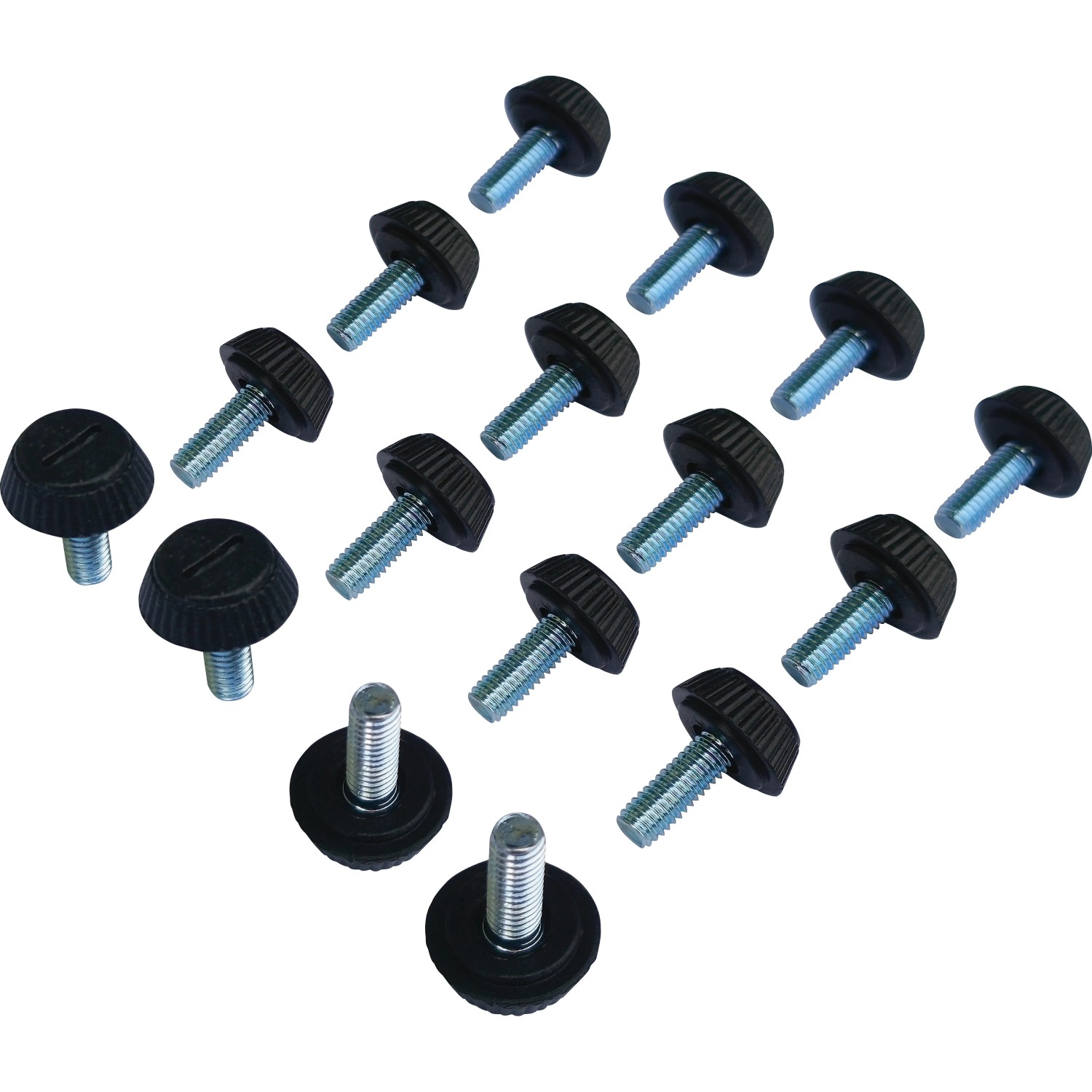 16er Set Fußkappen für Bostonia Lounge-Sets, Ersatzfüße für Gartenmöbel.