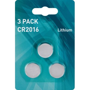 3er-Pack CR2016 Lithium Knopfzellen für Uhren, Taschenrechner & Co.