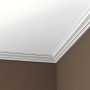 PROFHOME Eckleisten Set, 15 Zierleisten (30m), weiß, Neo-Klassizismus Stil. Für Wand- und Deckenabschluss.