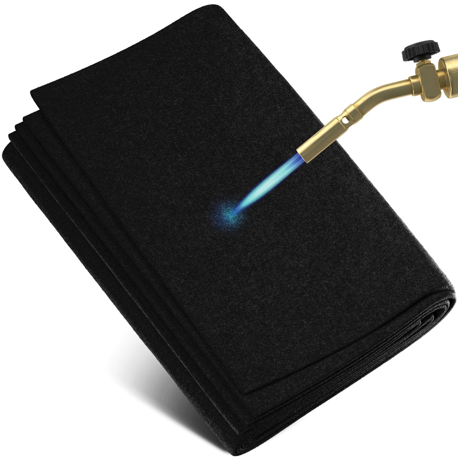 Evocamp Feuerfeste Unterlage 200 x 200 cm mit Hitzeschutz bis 982°C Lötschutzmatte