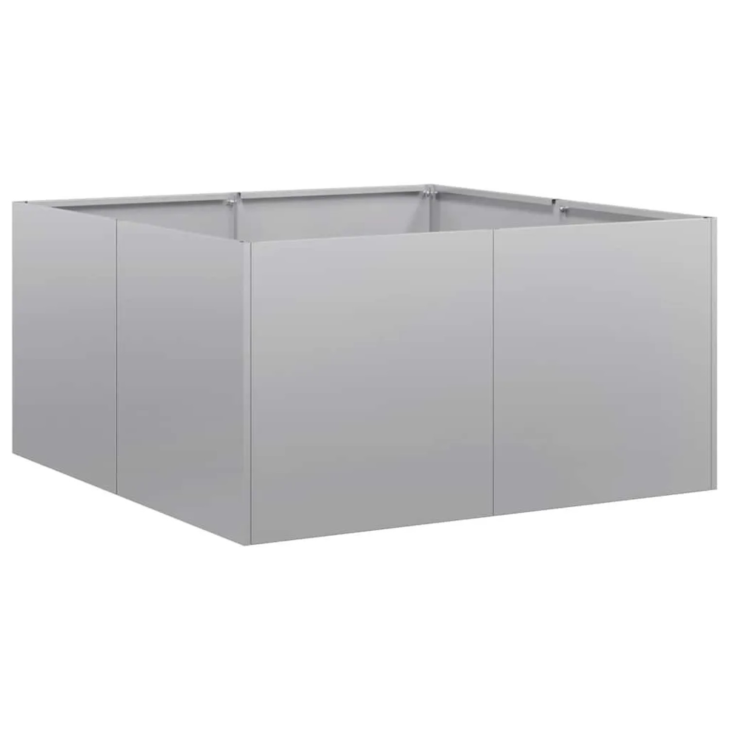 vidaXL Pflanzkübel 80x80x40 cm Verzinkter Stahl 860743