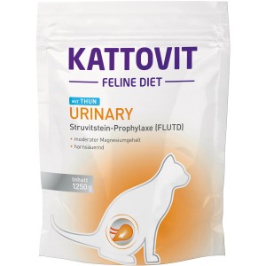 Kattovit Urinary Trockenfutter mit Thunfisch, 1,25kg, zur Vorbeugung von Struvitsteinen bei Katzen.