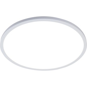 Weiße LED Deckenleuchte Biagio, Ø 42cm, modernes Design für Innenräume.