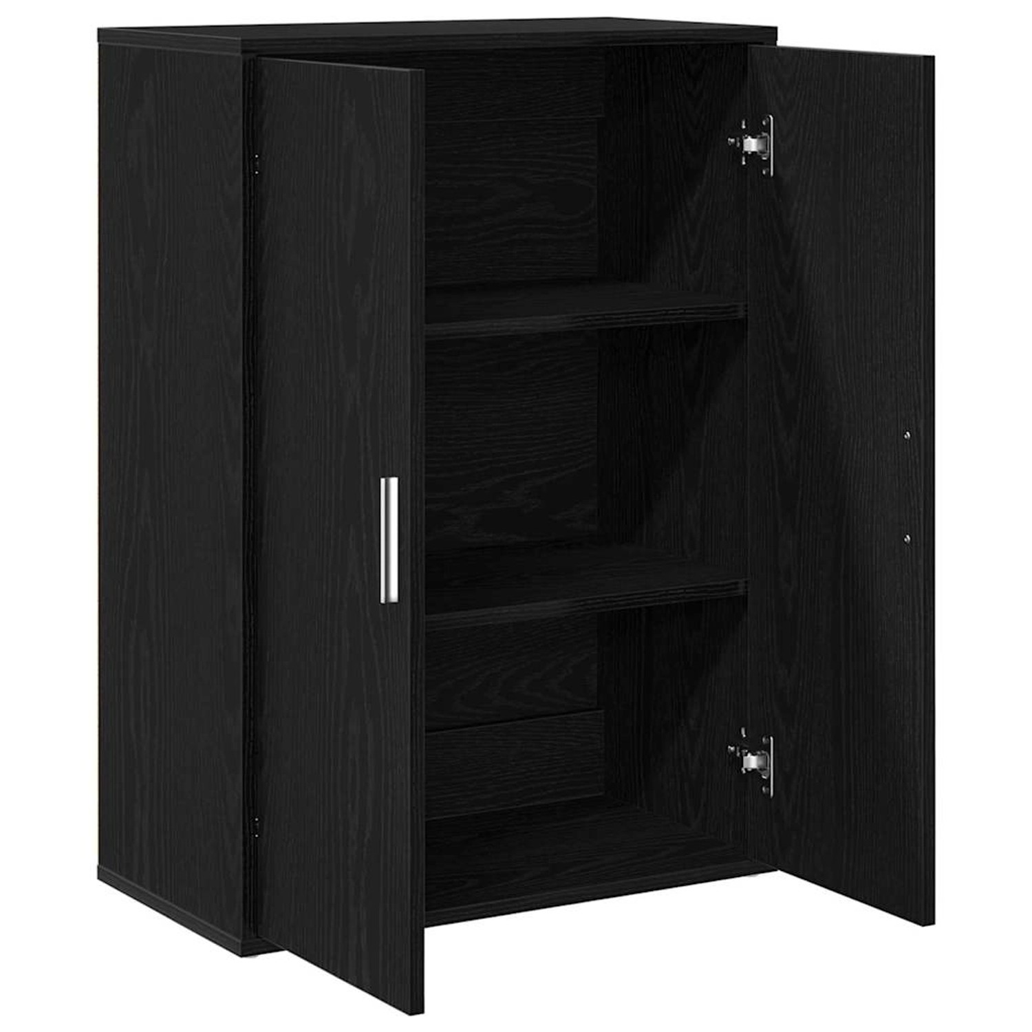 vidaXL Sideboard Schwarz Eichen-Optik 60 x 31 x 84 cm Holzwerkstoff 862263