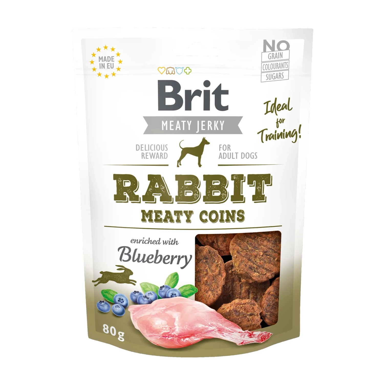 Brit Care Hunde-Belohnungssnacks Meaty Jerky Rabbit Meaty Coins 80 g kaufen  bei OBI