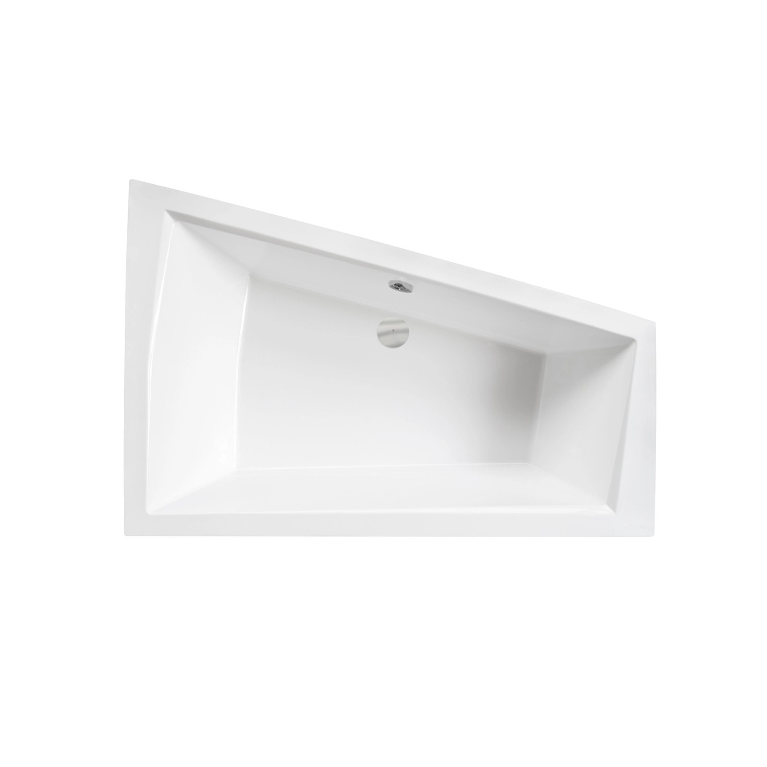 Bad Land Badewanne Eckwanne INTIMA 180x125 Rechts + AcrylSchürze + Bambus B günstig online kaufen