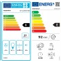 Energieeffizienzlabel für Respekta Küchengeräte: Herd A, Dunstabzugshaube B, Geschirrspüler E, Kühlschrank E.