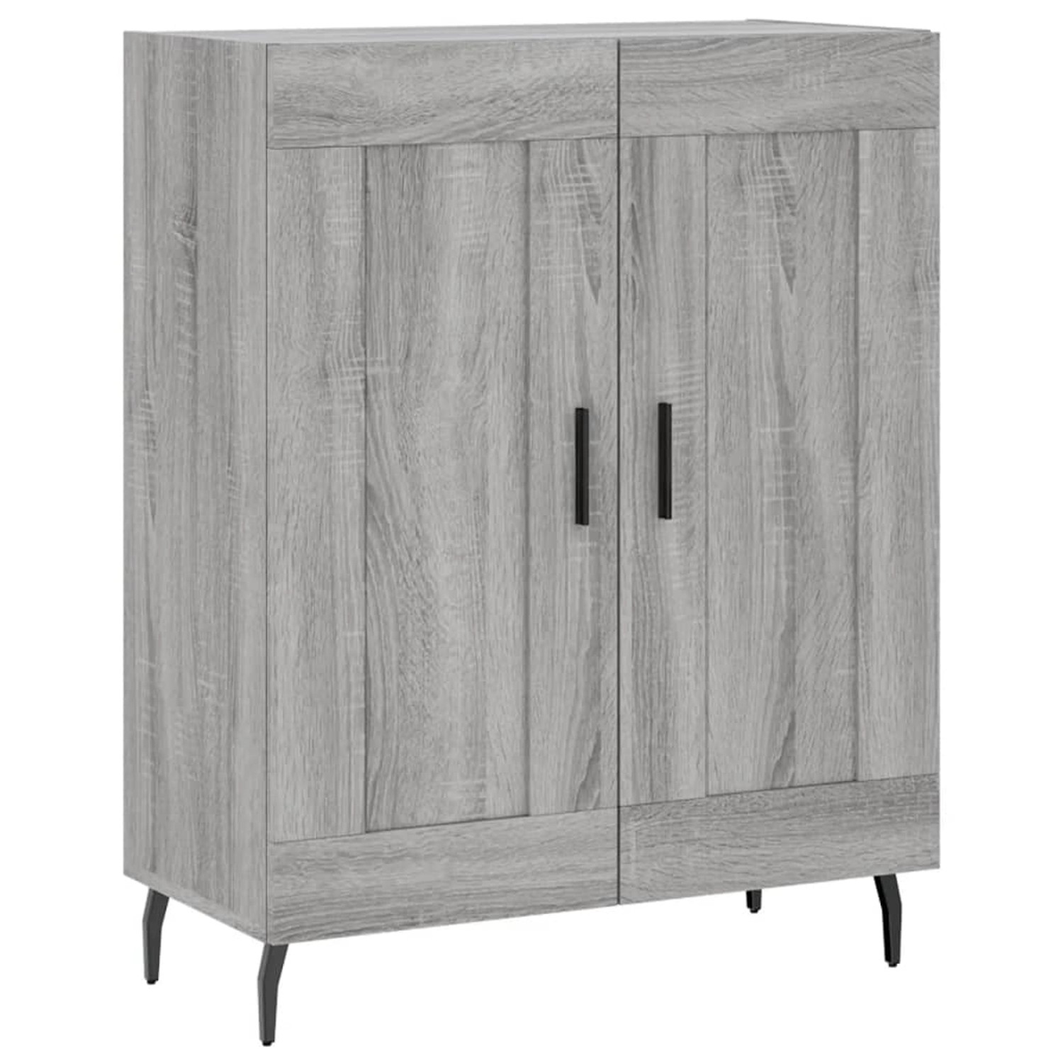 vidaXL Sideboard Grau Sonoma 69,5x34x90 cm Holzwerkstoff 830218
