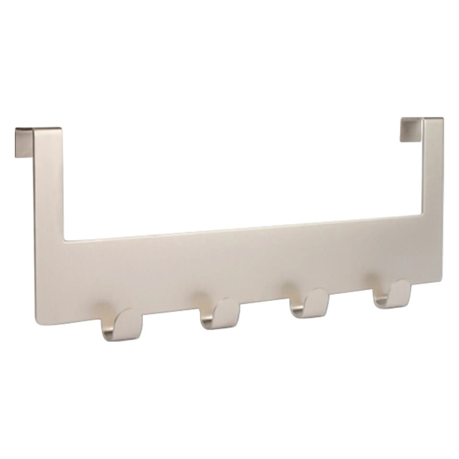 Siro Türgarderobe mit 4 Haken, Metall Nickel matt, Länge 255 mm.