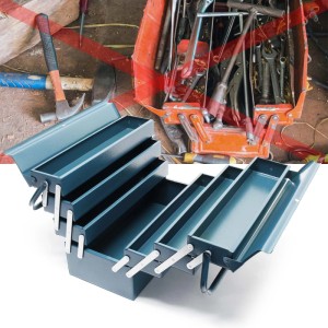 Wiltec Werkzeugkiste 420X200X250Mm 7 Fächer Werkzeugkasten Werkzeugbox Werkzeug