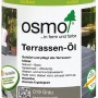 Dose Osmo Terrassen-Öl Grau 750ml für Holzterrassen und Gartenmöbel.