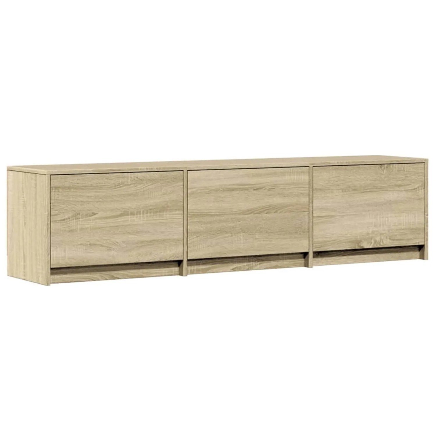 vidaXL TV-Schränk mit LED Sonoma 165 x 34 x 40 cm Holzwerkstoff 8006548