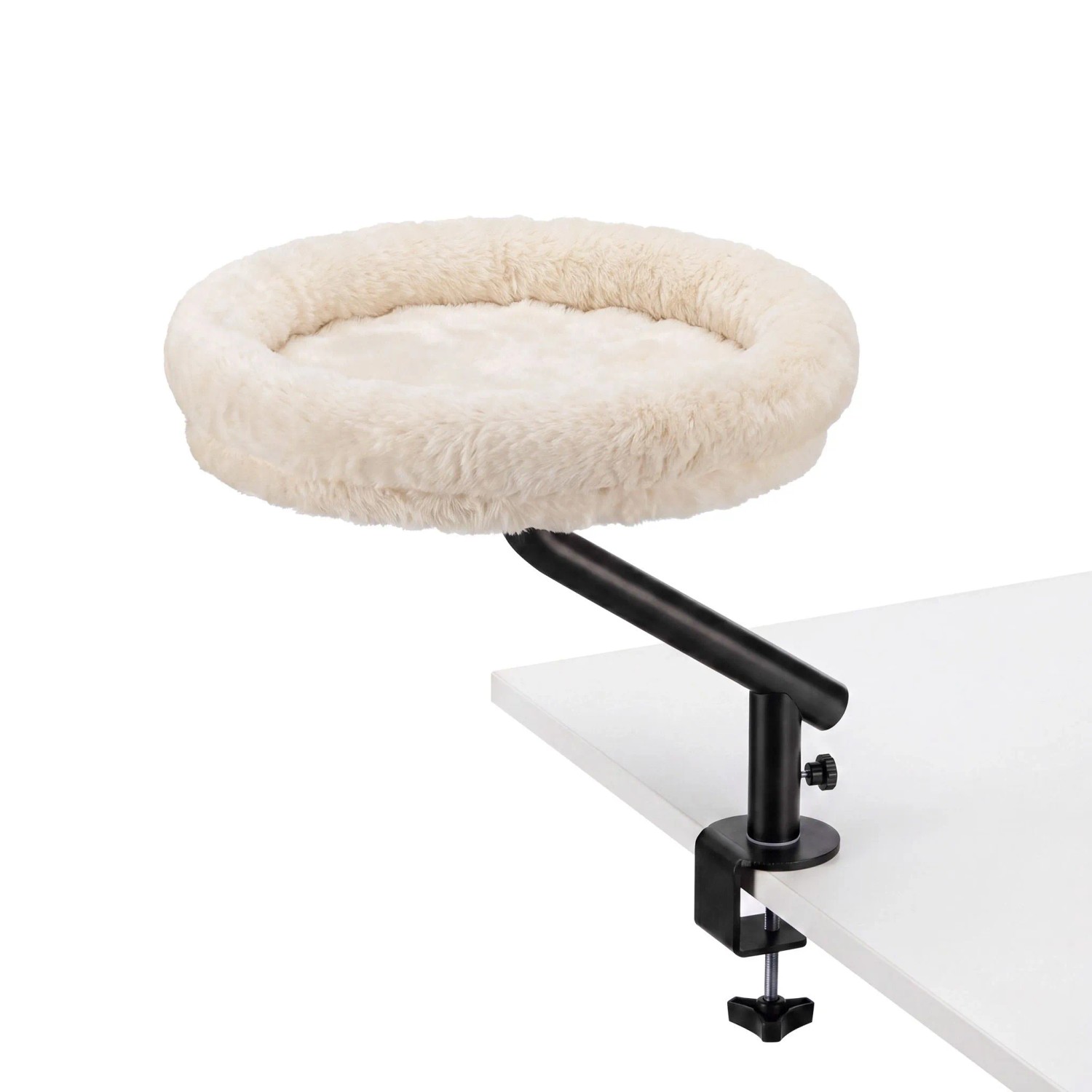 Fudajo Katzenbett Schreibtisch 40X40Cm Beige Katzenliege Katzenmöbel Katzenkorb