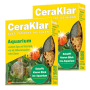 Abrazo CeraKlar Aquarium Schwämme, 2er Pack zur Algenentfernung und Reinigung von Aquarienscheiben.