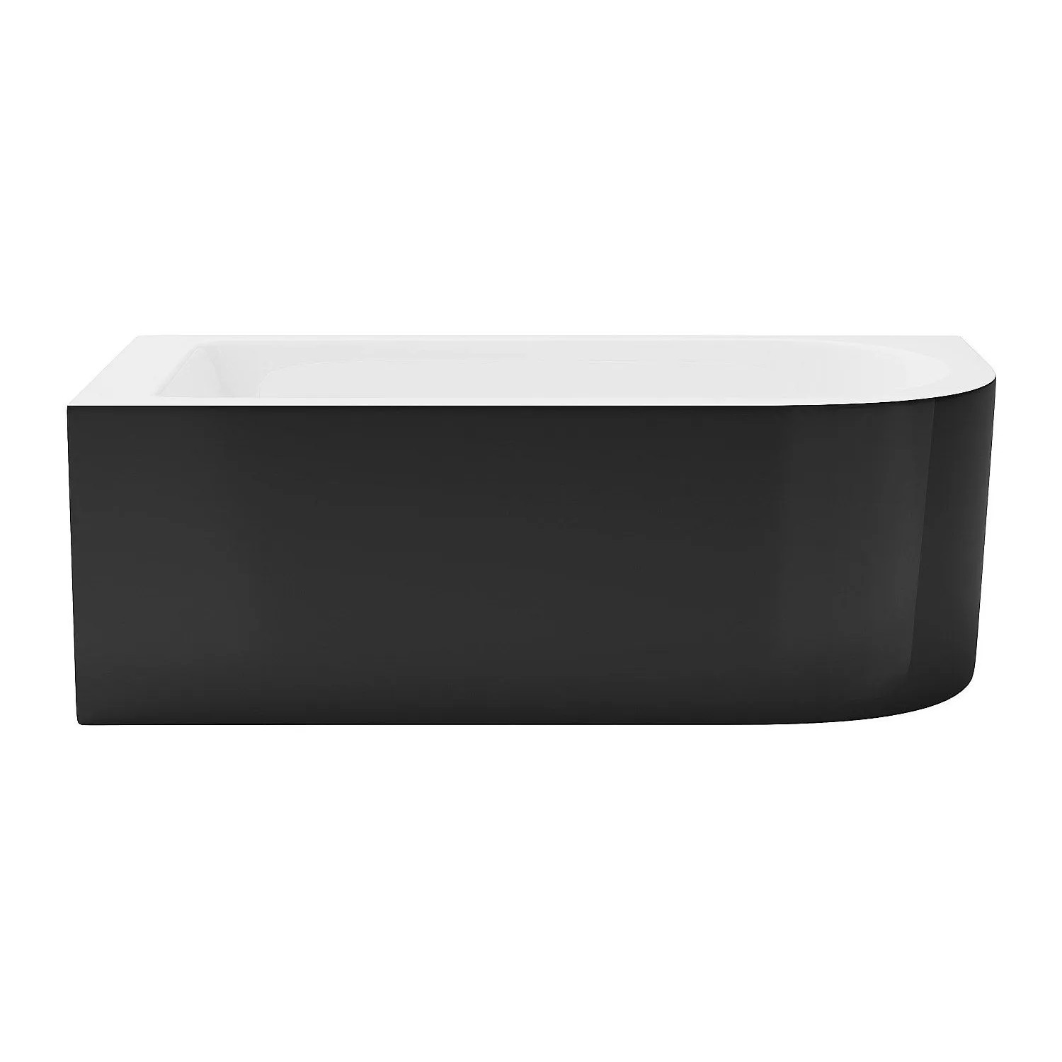 Vente-unique Badewanne Standard Anika Schwarz 170 cm