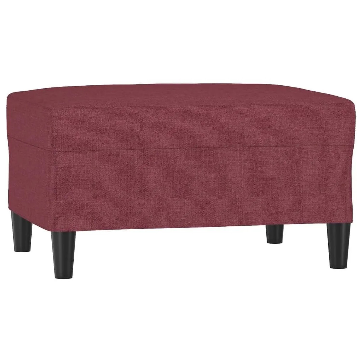 vidaXL Fußhocker Weinrot 70x55x41 cm Stoff 349309