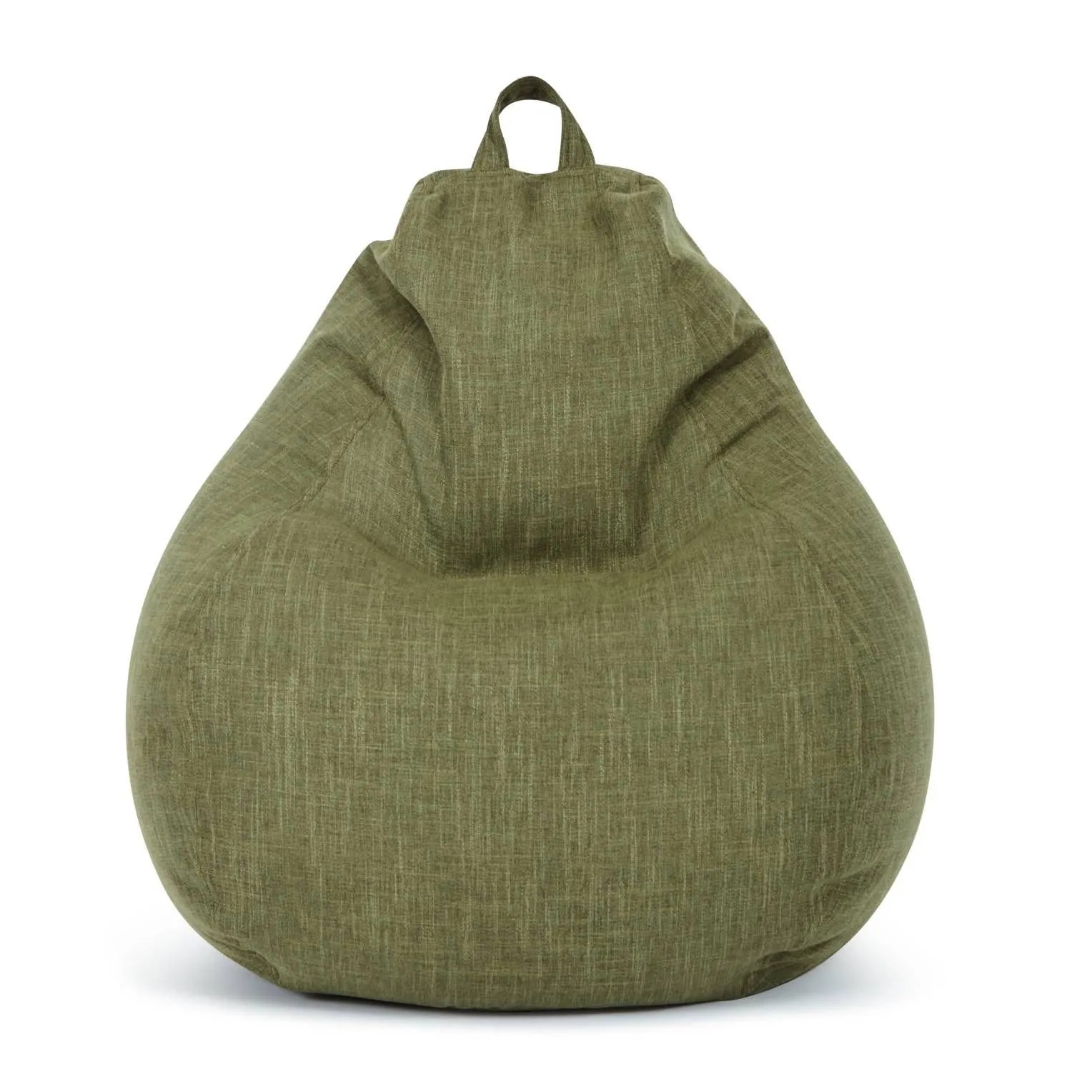 Green Bean Sitzsack Home XXL 100 x 120 x 50 cm Linen Waschbarer Bezug Grün