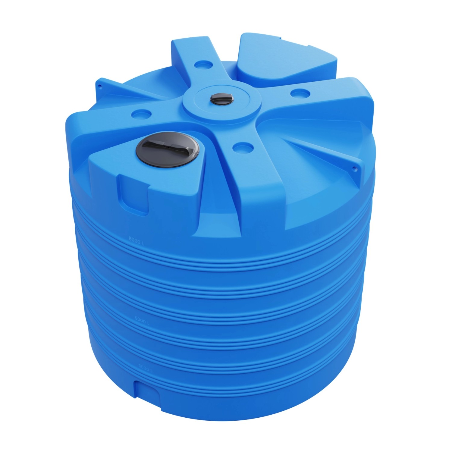 KMND 8000L F Trinkwasser Wassertank Blau