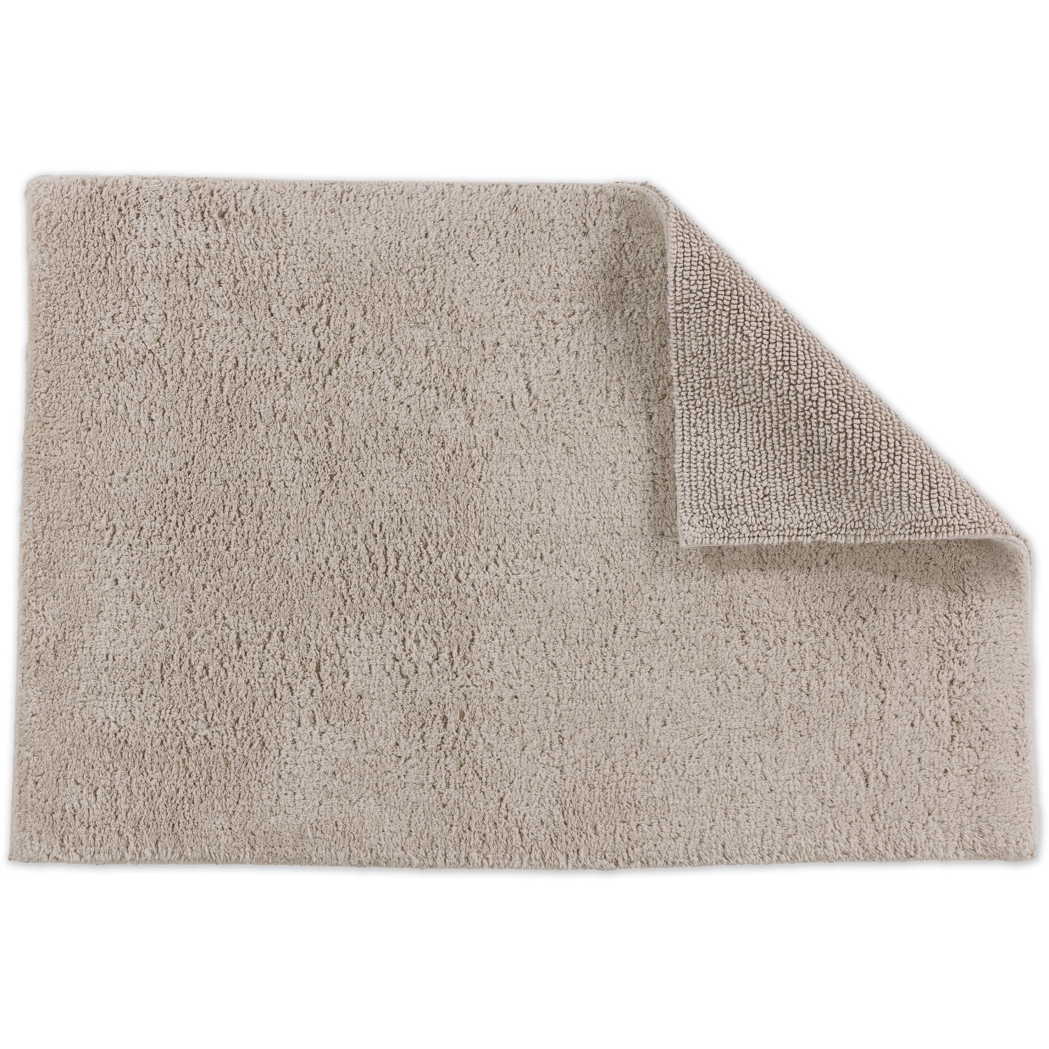 Schöner Wohnen Collection Badmat 40 x 60 cm - omkeerbaar - afwasbaar - 100% katoen - effen gekleurd - beige