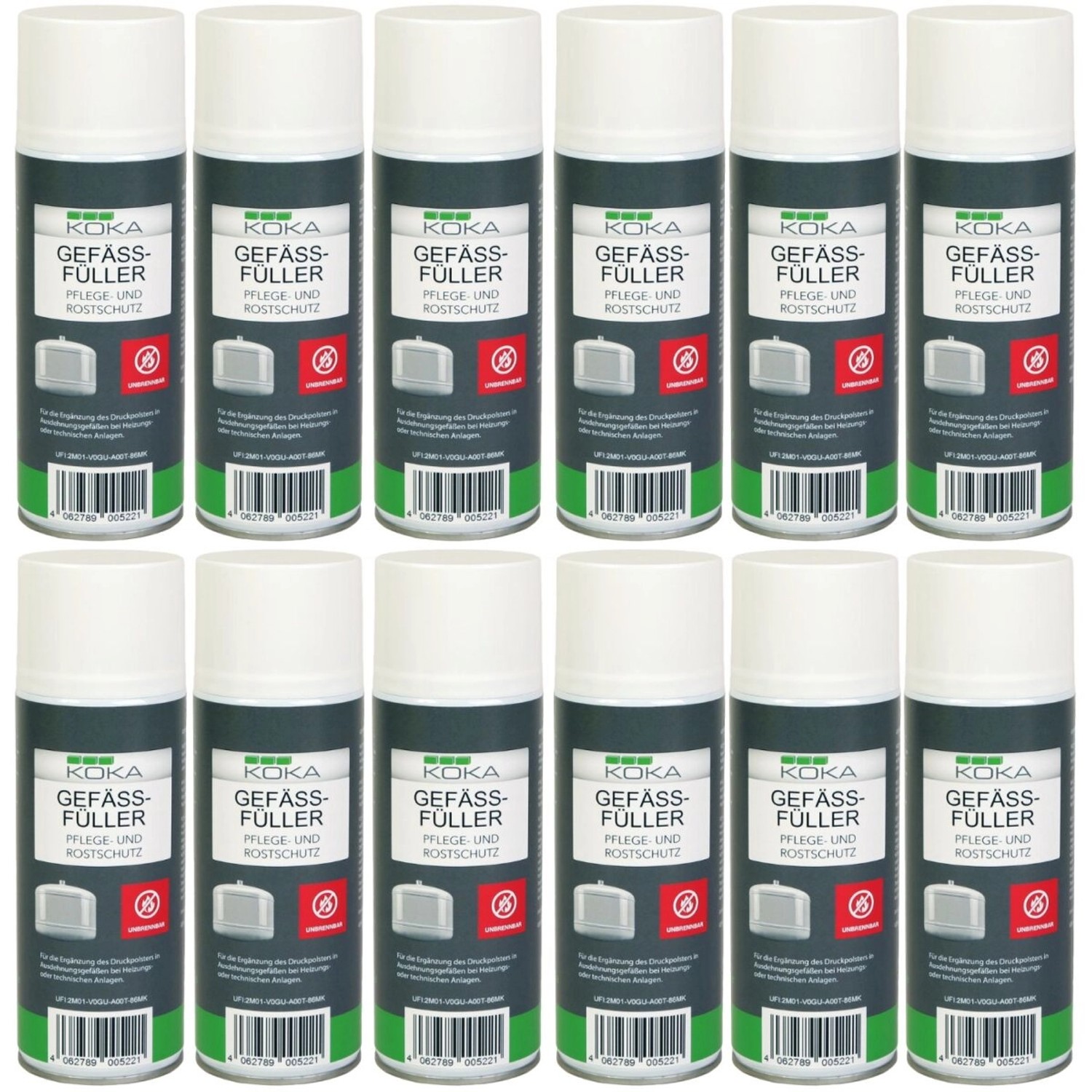 KOKA 12x Gefäßfüller Unbrennbar 400ml günstig online kaufen