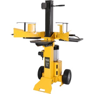Texas Elektro-Holzspalter Power Split 830 V, 8 Tonnen Spaltkraft, gelb/schwarz.