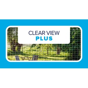 tesa® Insect Stop Anklips-Rahmen Fenster anthrazit mit Clear View Plus Netz für klare Sicht.