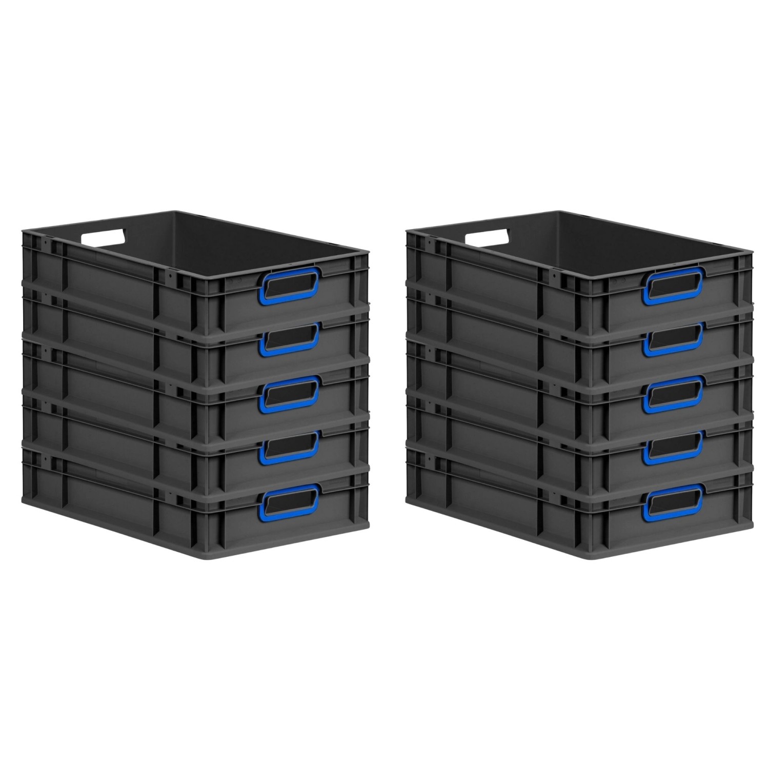 PROREGAL SparSet 10x Eurobox Nextgen Color HxBxT 12x40x60cm 23 Liter Griffe günstig online kaufen