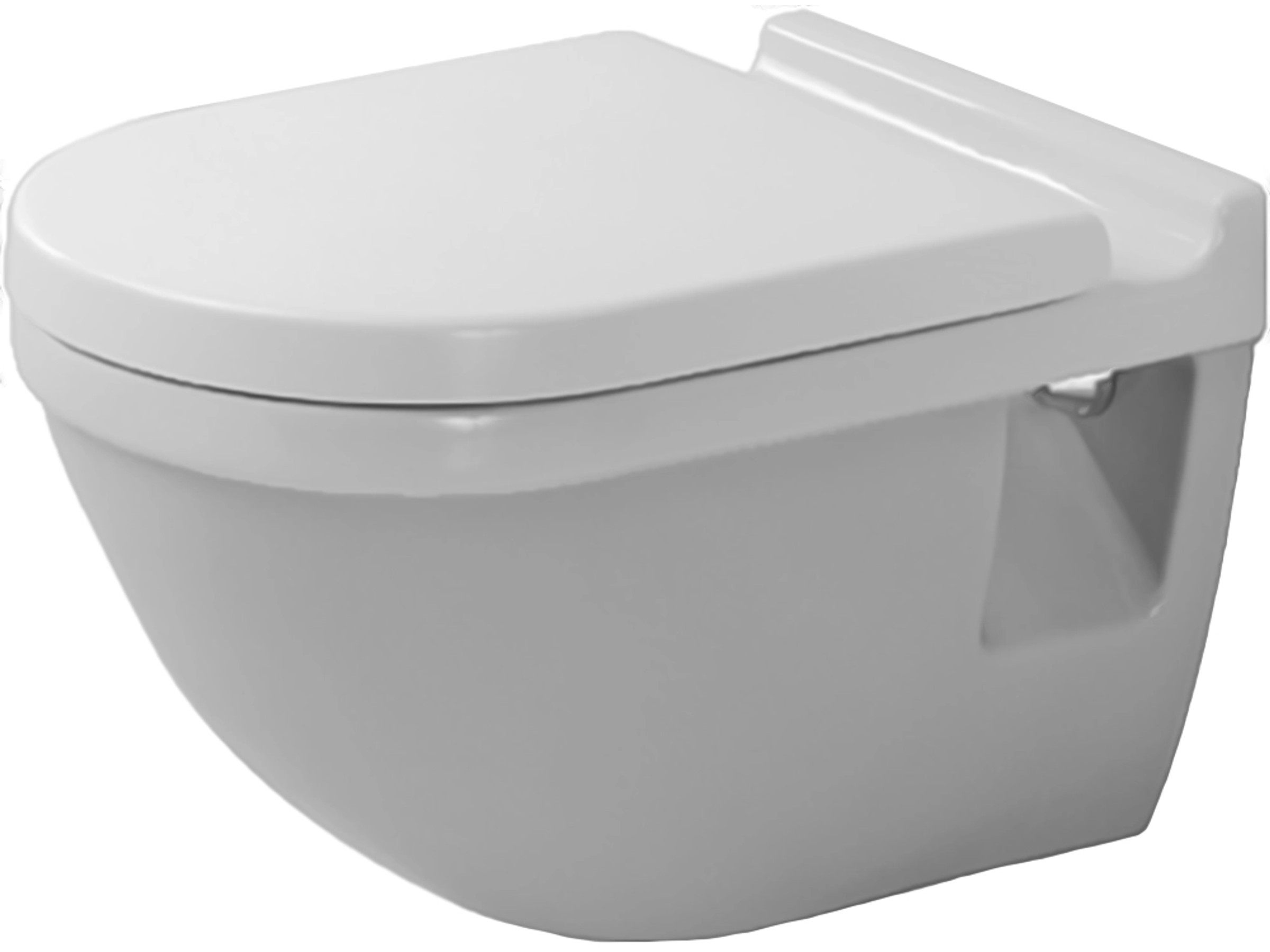 Duravit Wand-WC Starck 3 54 cm Weiß WG Tiefspüler Befestigungs 