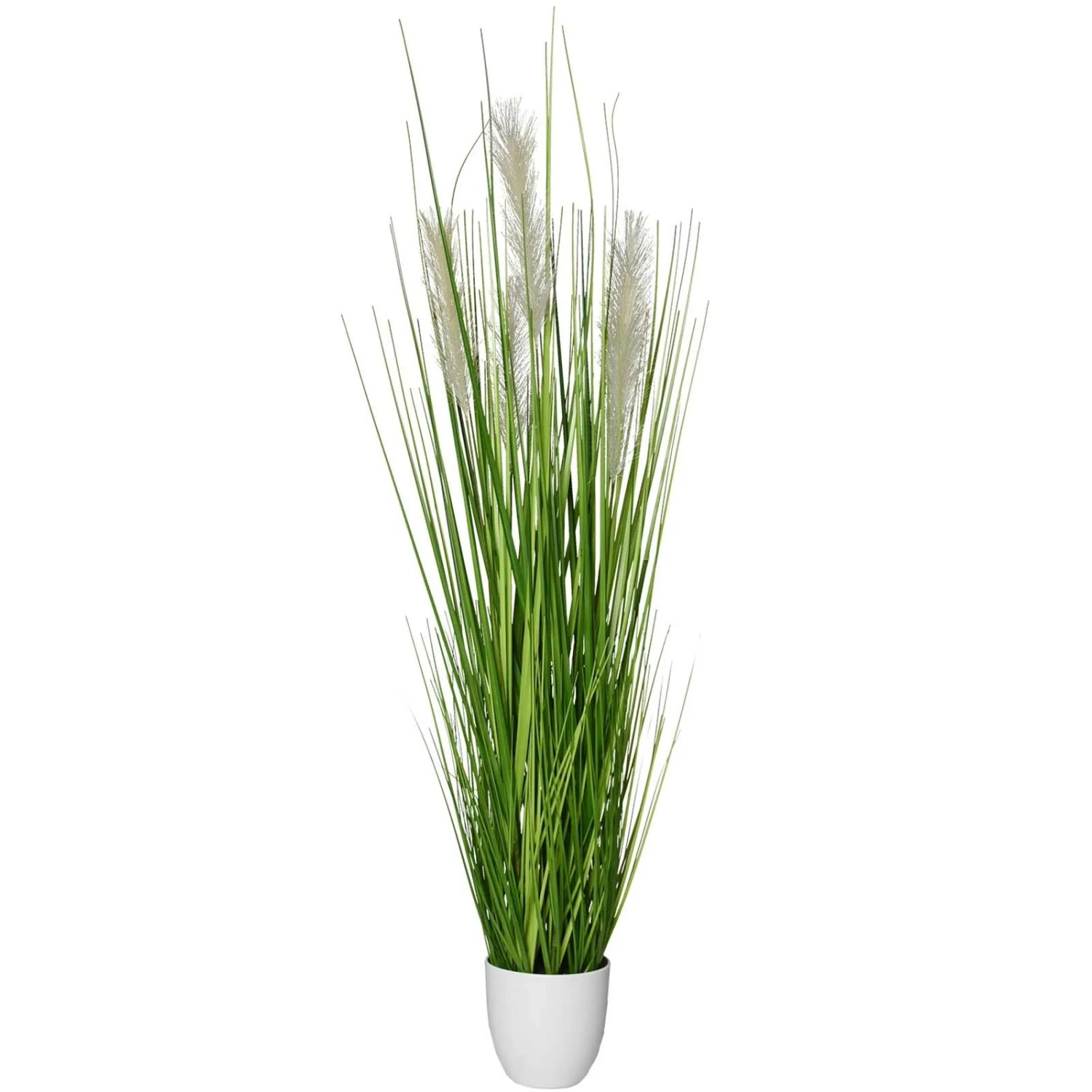 Vivanno Kunstpflanze Pampas 40 cm x 27 cm x 120 cm Grün