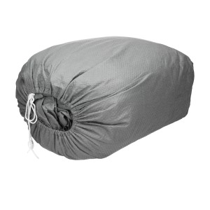 Gefaltete, graue ECD Germany Ganzgarage Größe L, atmungsaktive Auto Abdeckplane für Frostschutz.