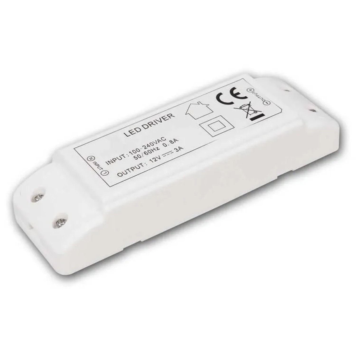 McShine LED Transformator 1-36W 12V DC 220-240V