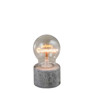Mica Decorations LED Tischlampe Summer, 15 cm, mit Schriftzug. Dekorative Lampe für Innen & Außen.