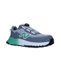 New Balance Cremorne BOA S3 Sicherheitsschuh, grün-grau, mit BOA-Verschluss und Fresh Foam Sohle.