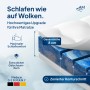 AM 7 Zonen Gel Topper 90x200 cm, Matratzen-Topper mit Gelschaumkern und atmungsaktivem Bezug.