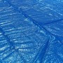 Blaue Summer Fun Solarfolie für runde Pools (Ø 350-360 cm) mit Luftpolsterstruktur.