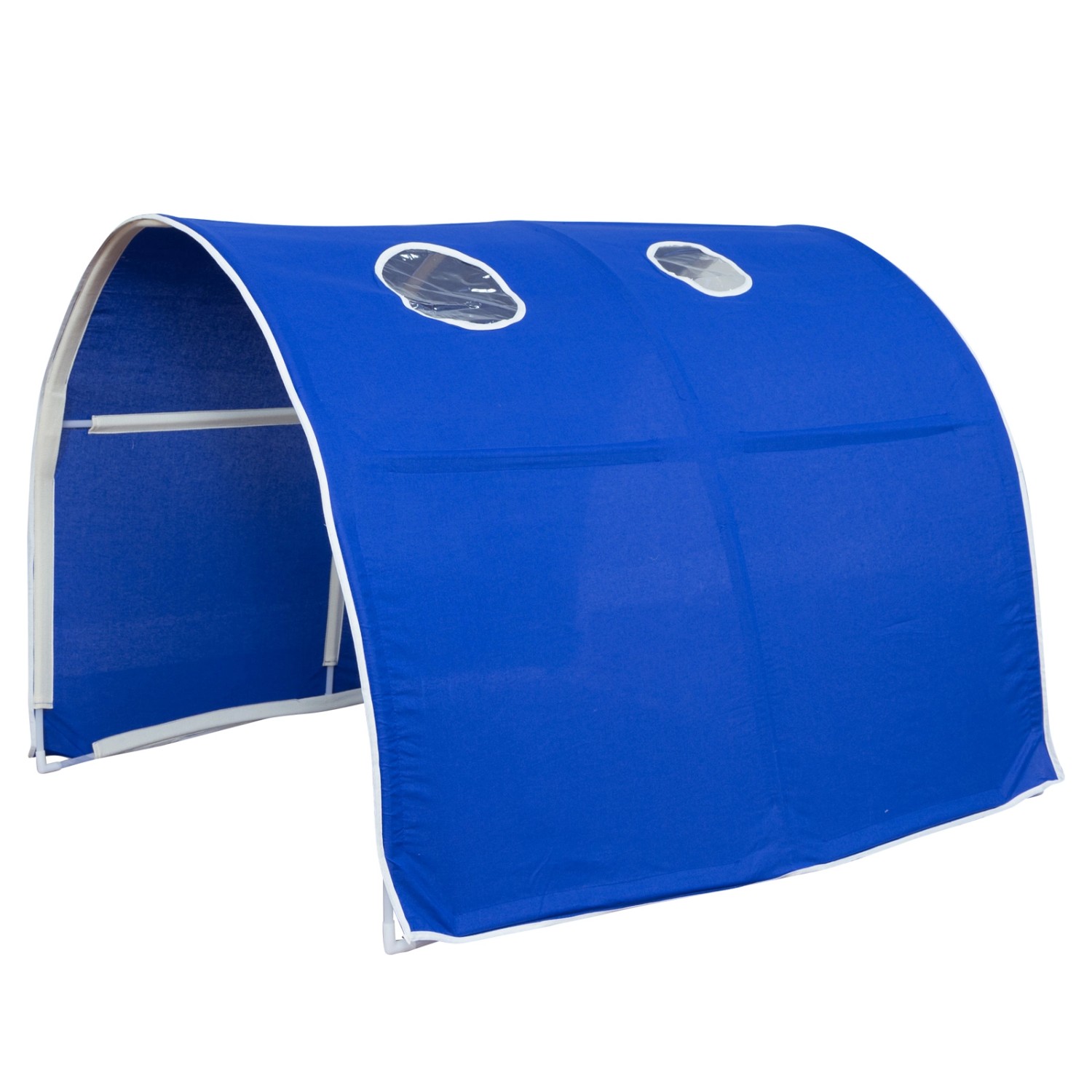 Homestyle4u Tunnel Bogen Zelt Bettzelt Blau für Hochbett günstig online kaufen
