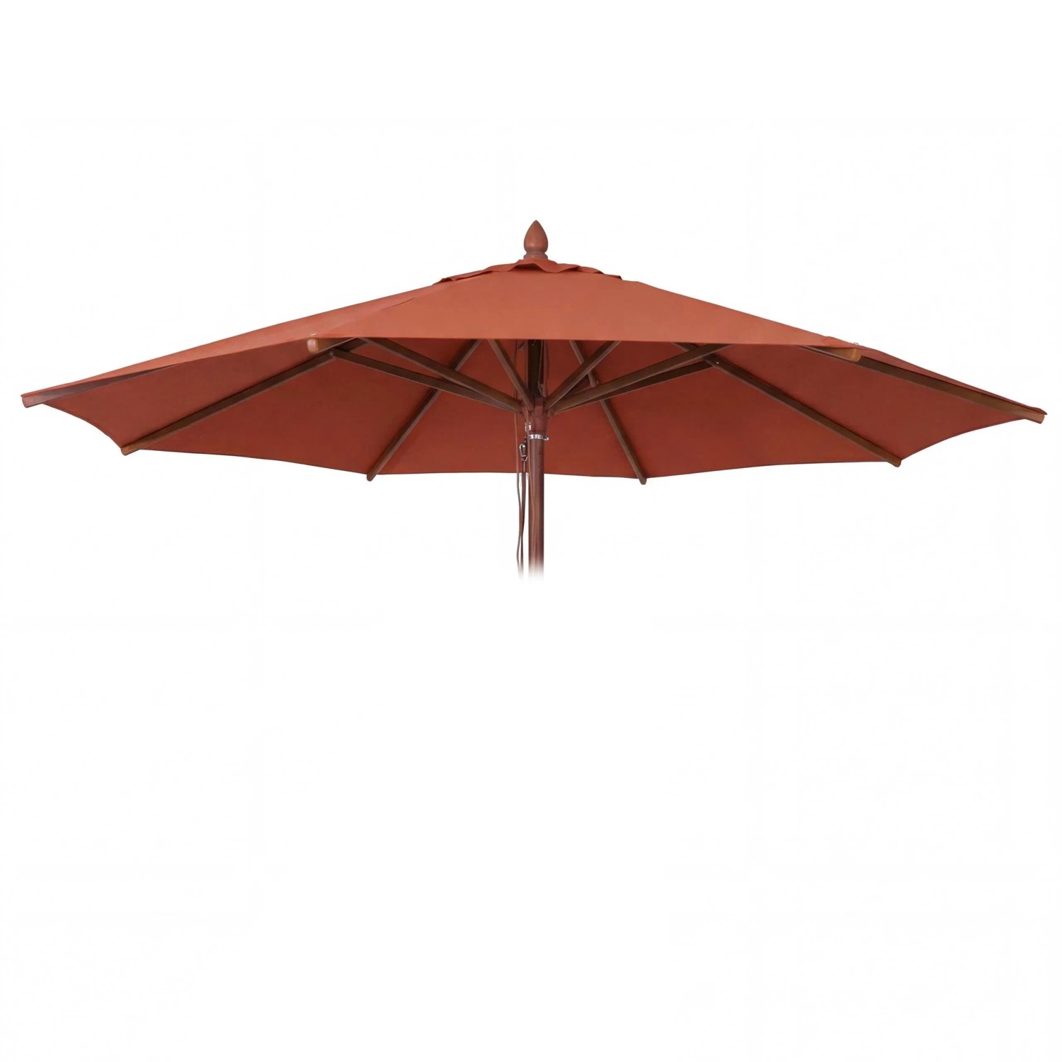 MCW Ersatz-Bezug Für Gastronomie Holz-Sonnenschirm C57b Rund Ø4m Polyester Terrakotta