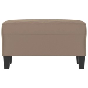 vidaXL Sitzbank Taupe 70x35x41 cm Mikrofasergewebe 349445