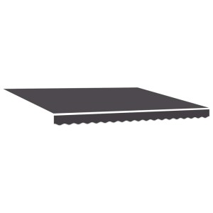vidaXL Einziehbare Markise, gelb-weiß, 350x250cm, für Terrasse & Garten.