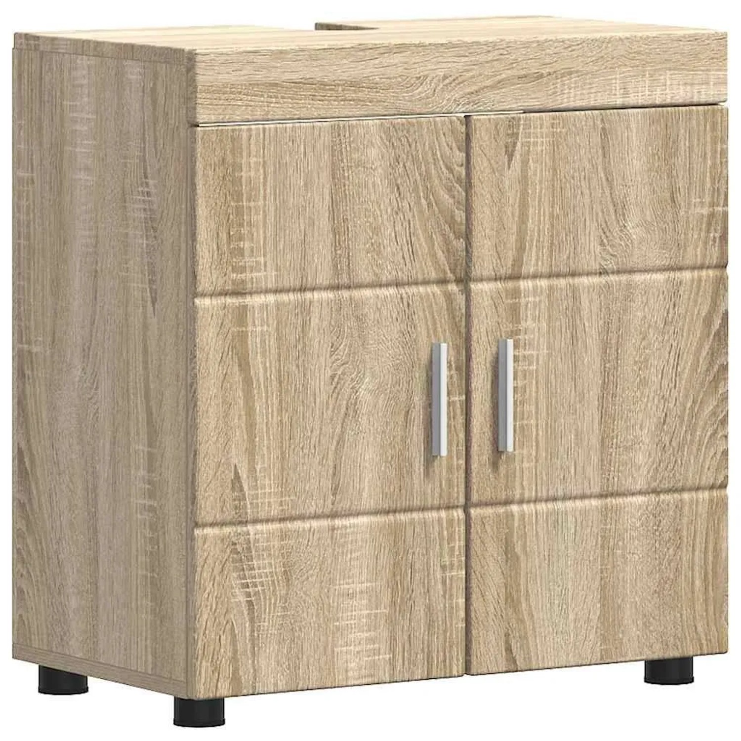 vidaXL Badezimmerschrank-Set TULUM Sonoma-Eiche 60 x 34 x 63 cm 880323