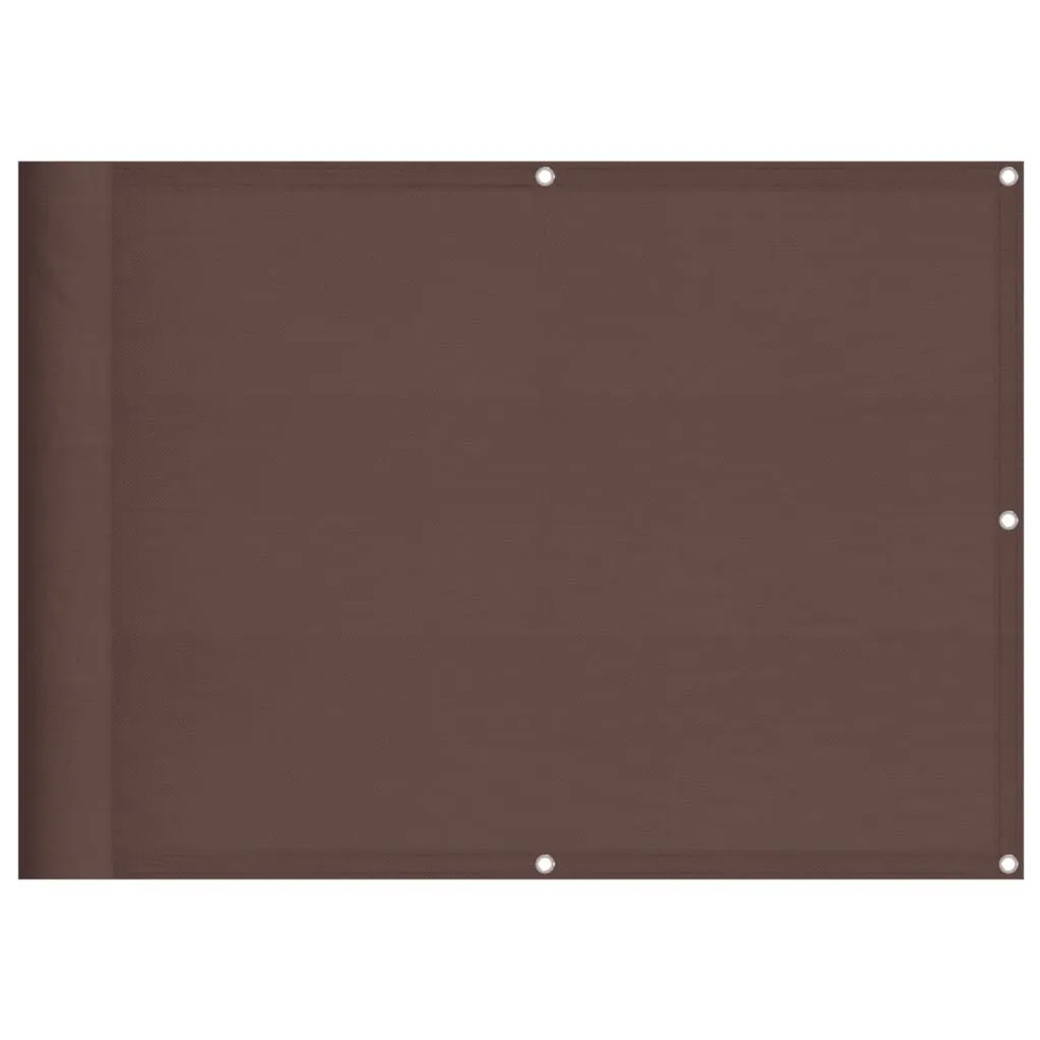 vidaXL Balkon-Sichtschutz Braun 75x800 cm 100 % Polyester-Oxford 4000383