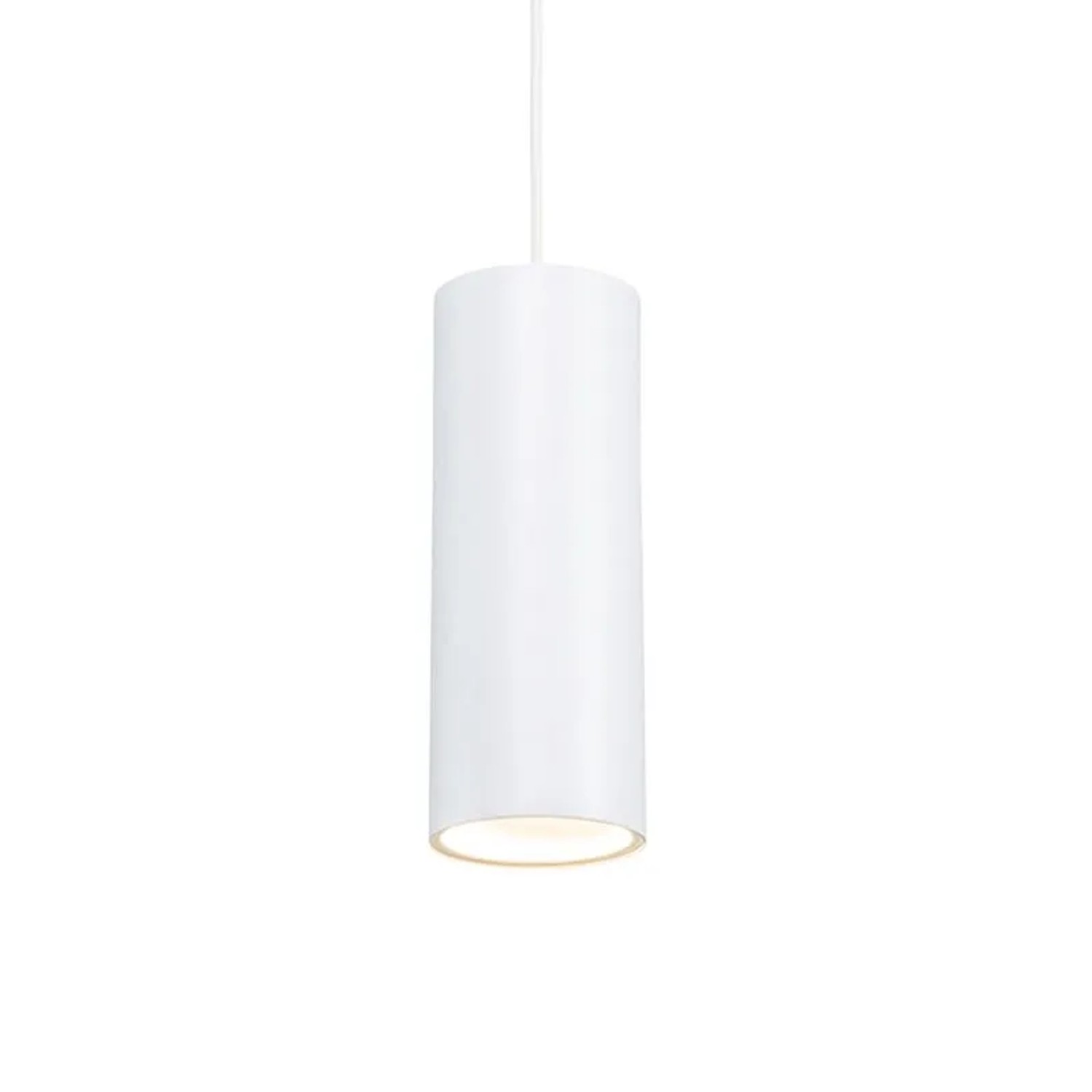 QAZQA Design-Pendelleuchte Weiß Rund GU10 50mm Tubo