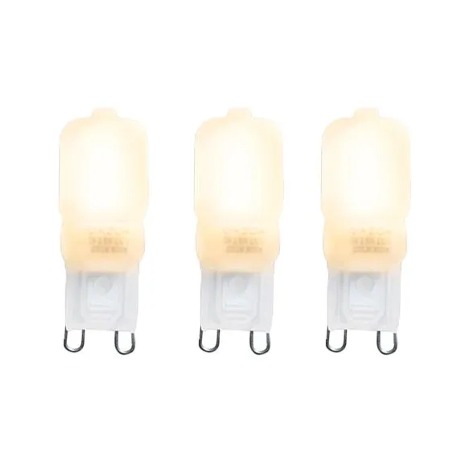 LUEDD 3er Set G9 LED Leuchtmittel CUTE PC 2W 200,m 2700K