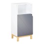 Bessagi Home Unterschrank Rocco Grau ca. 42,6x90x35 cm