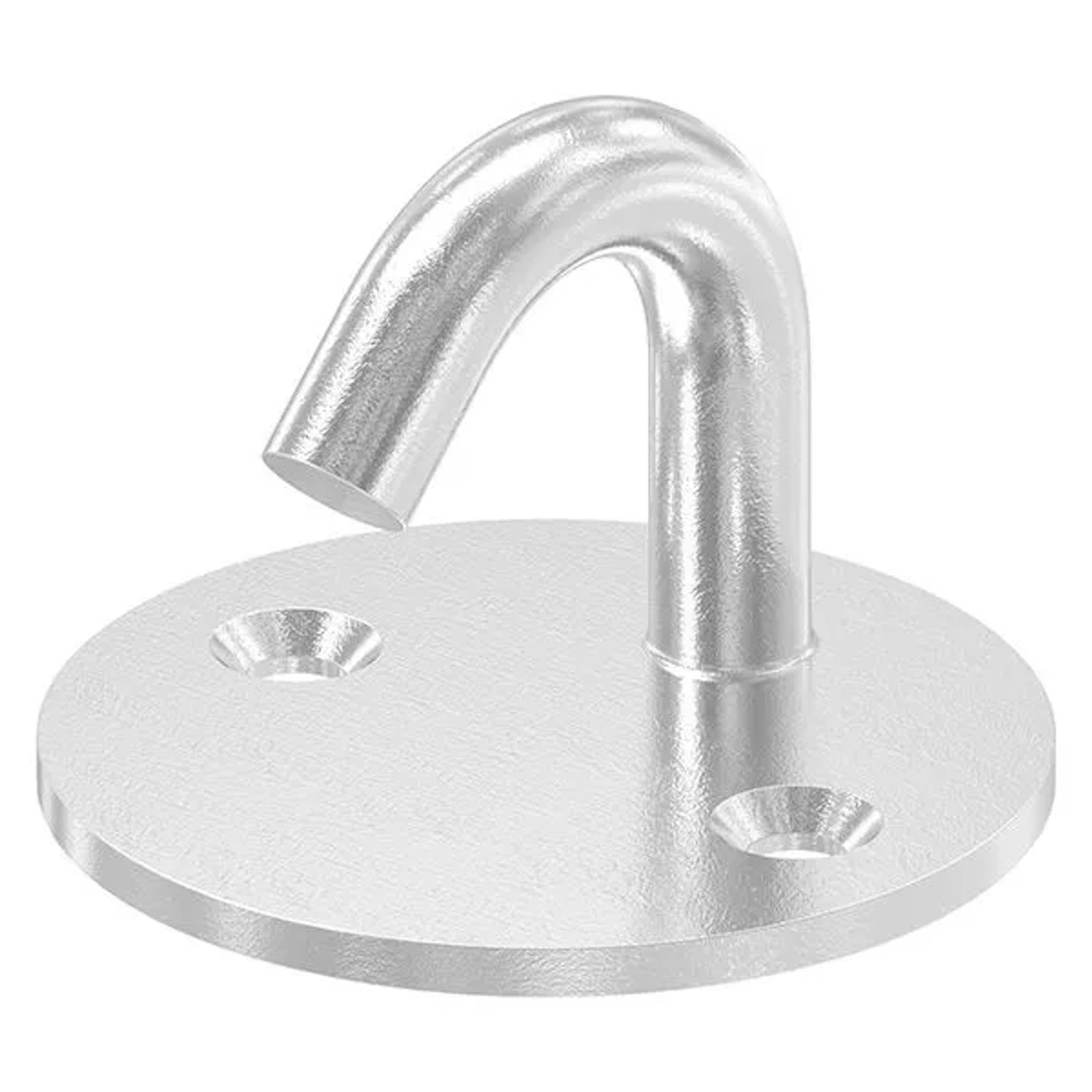 FeNau Befestigungsöse Edelstahl V4A 8 mm Mit Runder Platte 2 Bohrungen